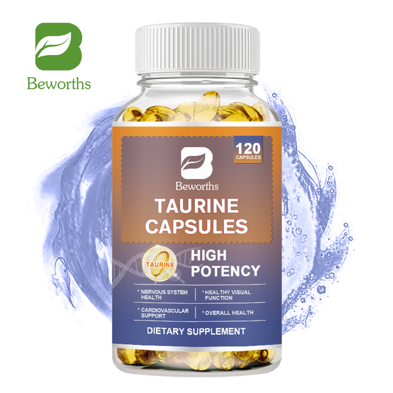 BEWORTHS Taurine Capsules 1000MG Double Strength for Healthy Nervous