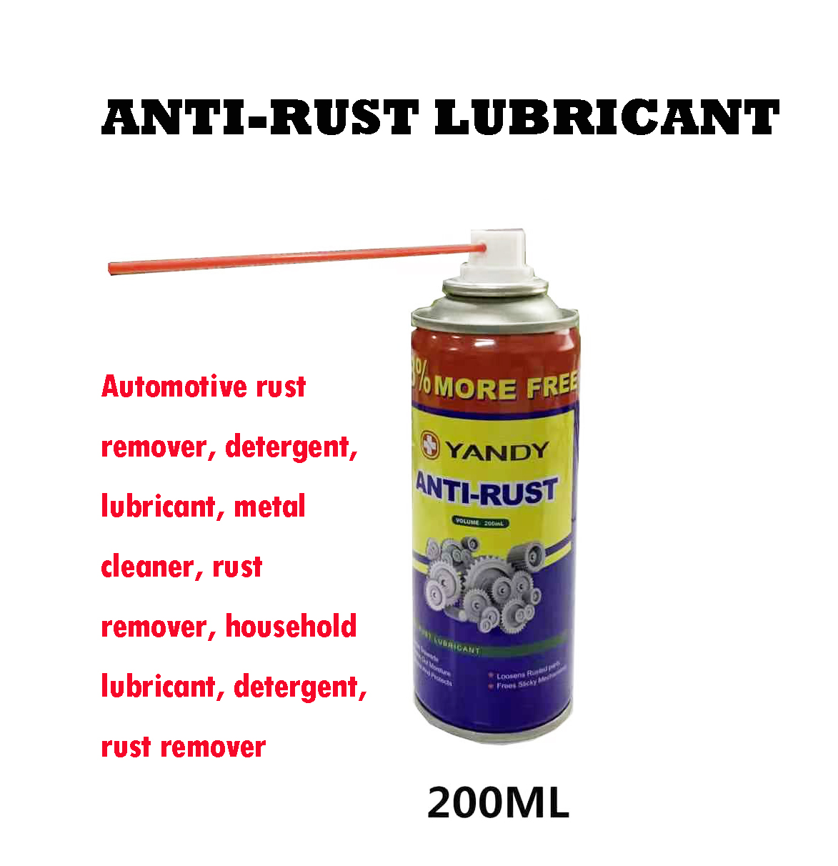 Fu billion Rust remover antirust lubricant car screw bolt loosening