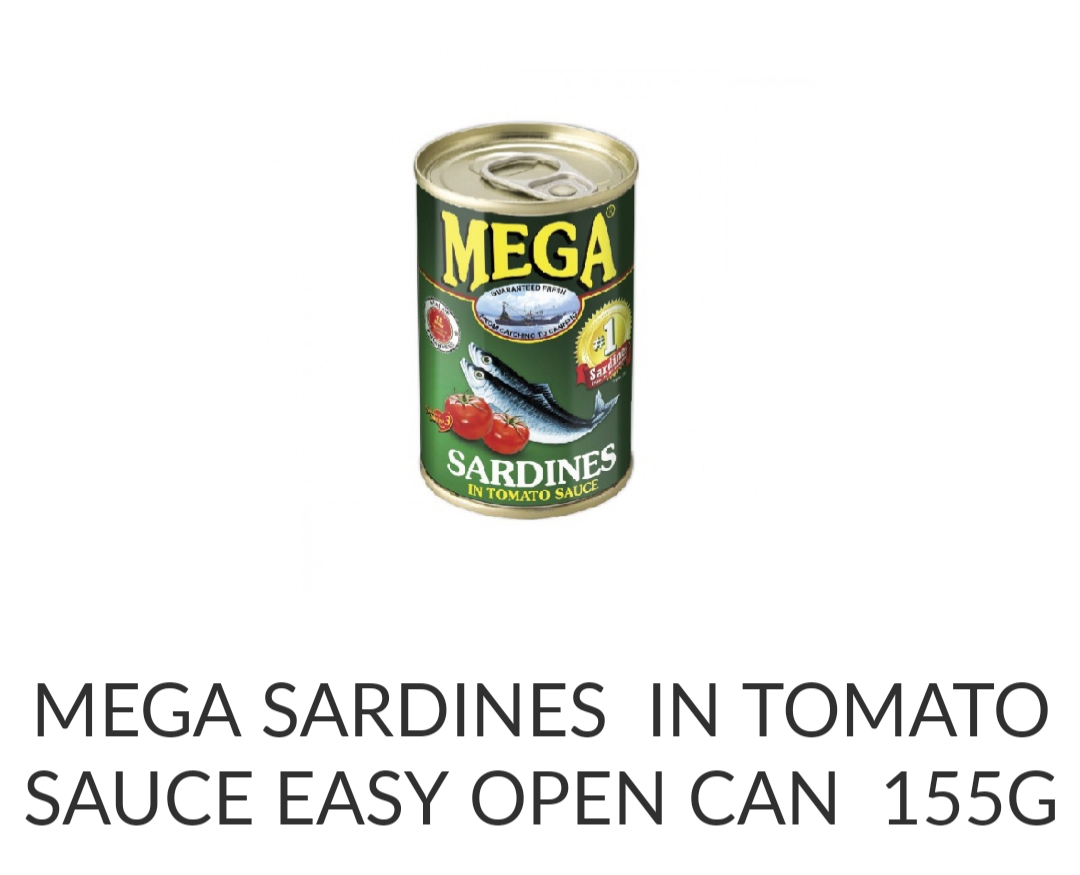Mega Sardines In Tomato Sauce Easy Open Can 155g Lazada PH