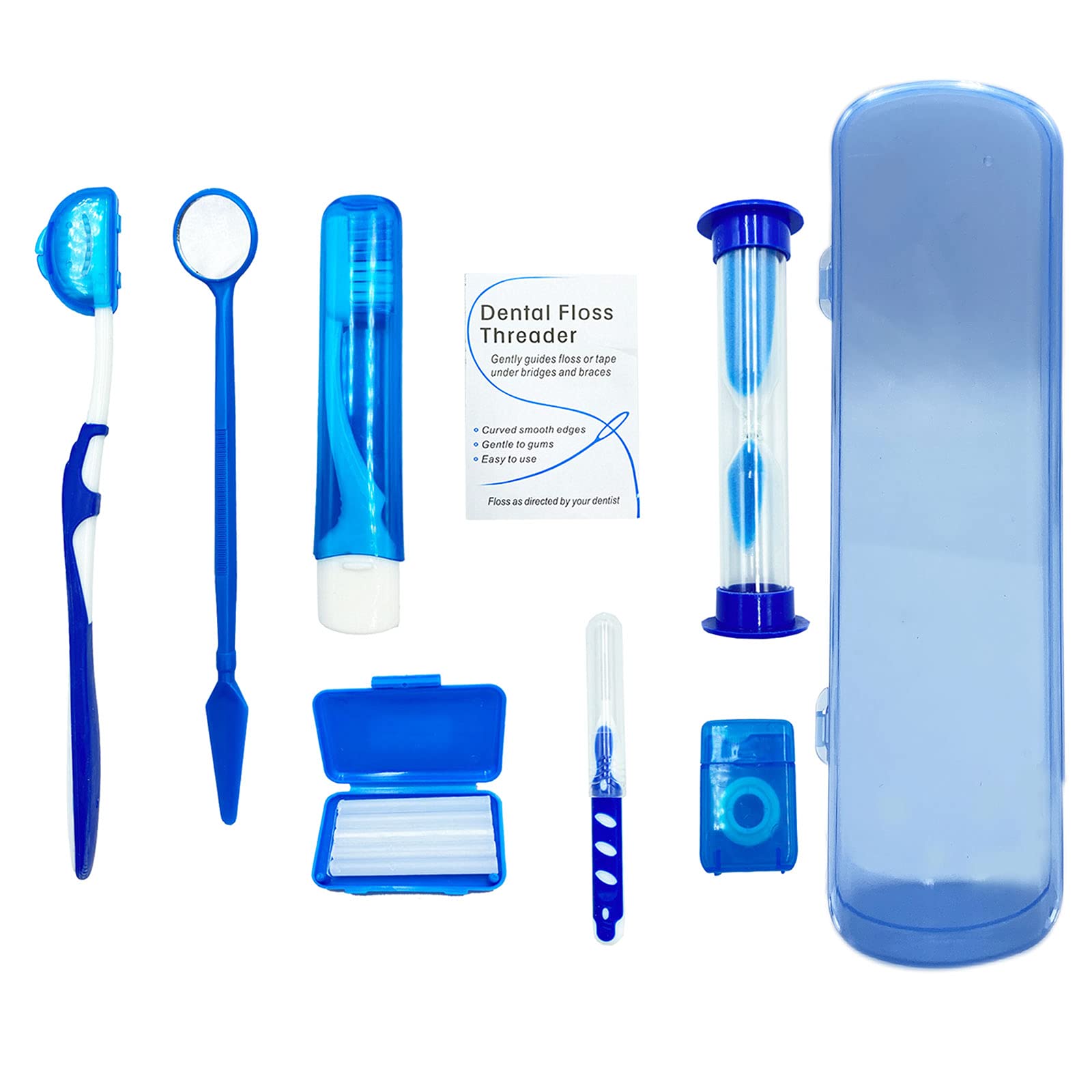 Portable Orthodontic Care Set Travel Dental Care Set (8piece Set