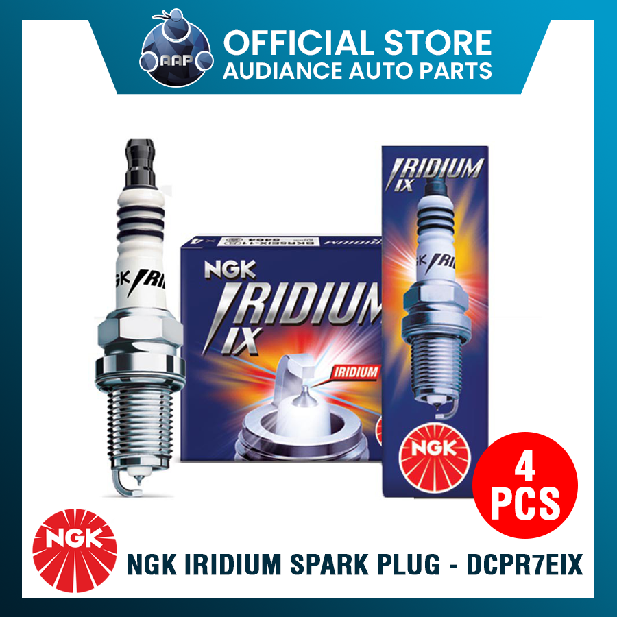 NGK IRIDIUM SPARK PLUG DCPR7EIX SET OF 4 | Lazada PH