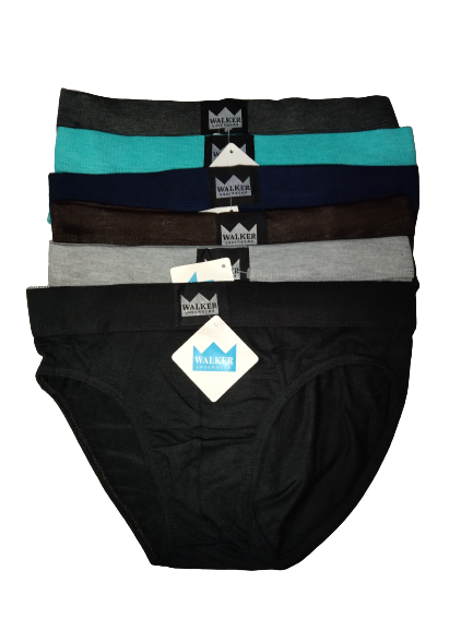 6 pcs Plain Cotton Assorted Brief ( walker ) | Lazada PH