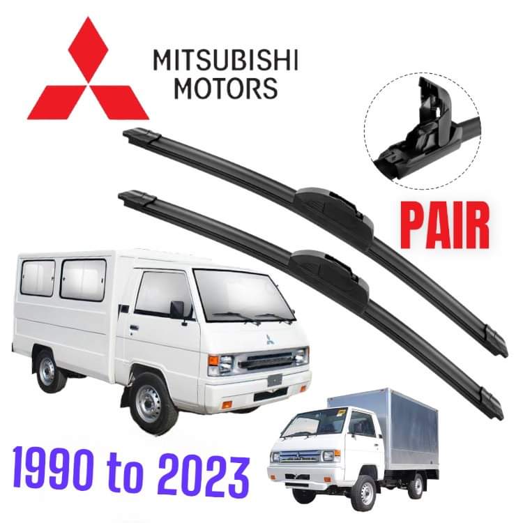 Wiper blades banana type for Mitsubishi L300 1992 to 2023 model Lazada PH