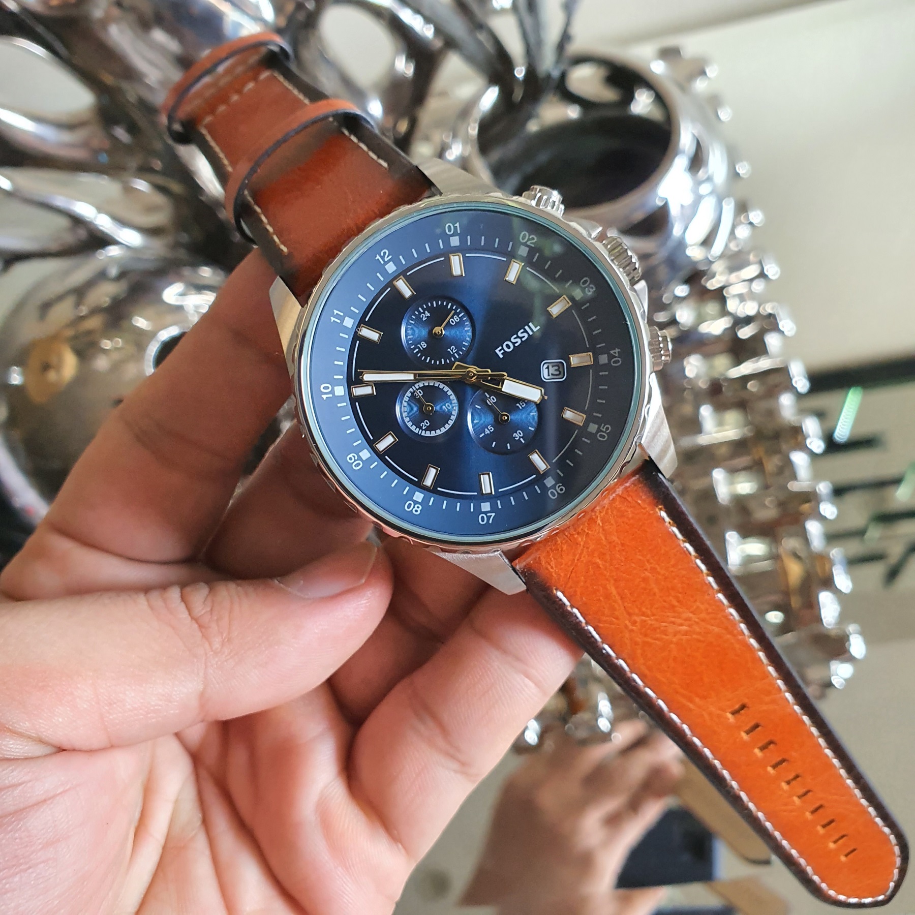 Fossil Dillinger Chronograph Luggage 