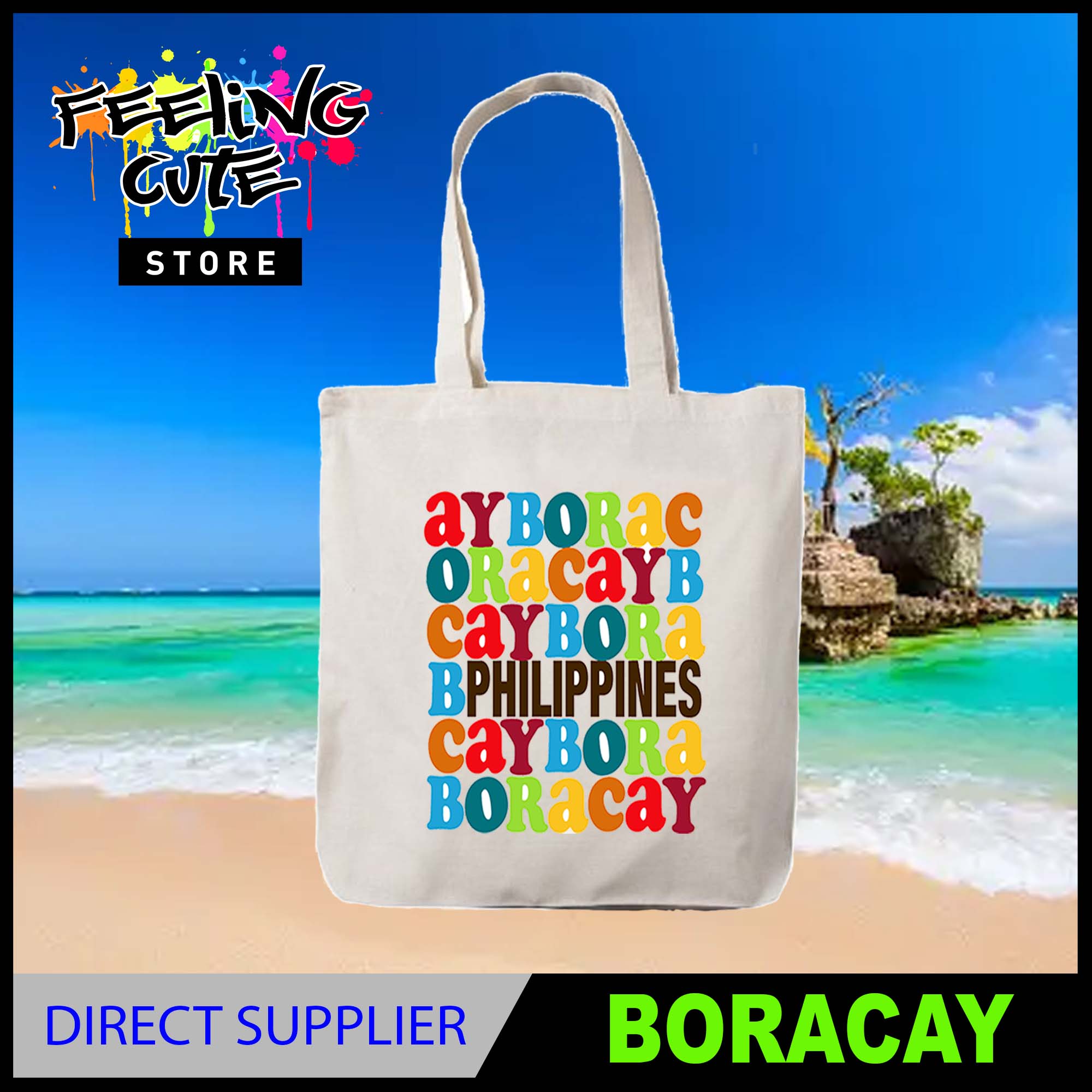 Boracay Beach Bags Philippines Boracay Puka Beach Tote Bag