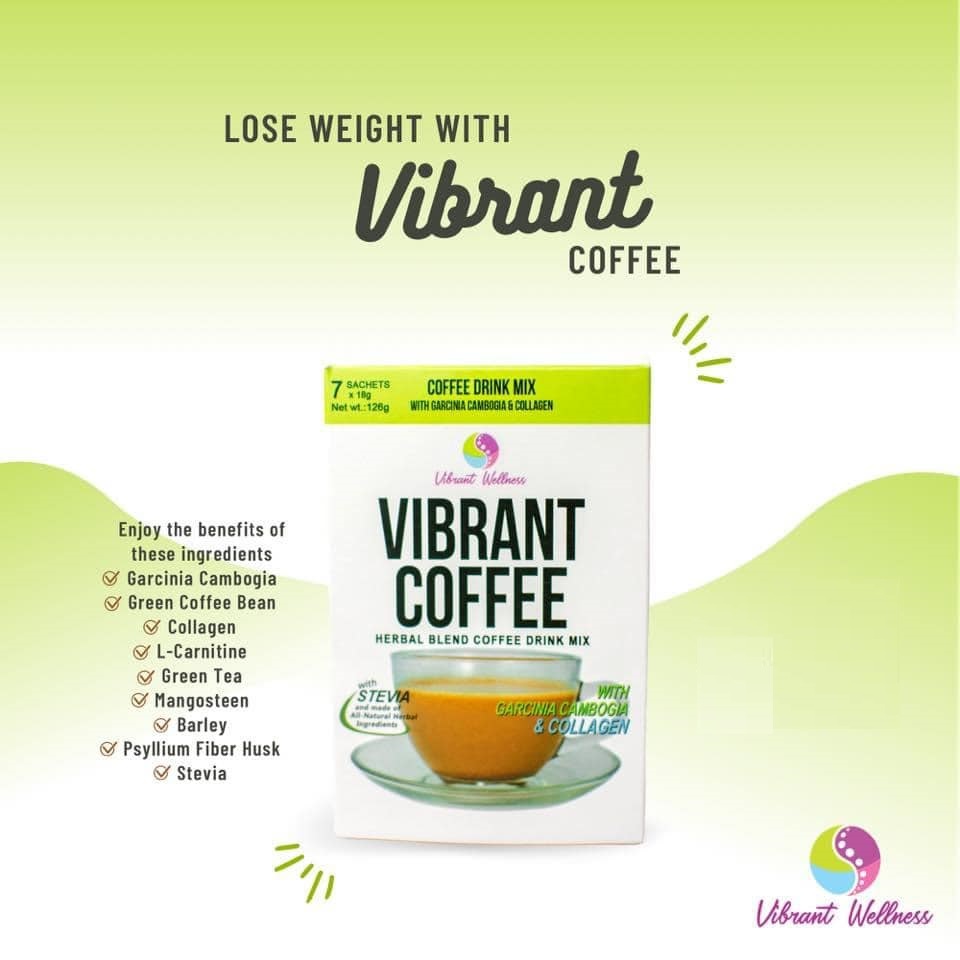 1 BOX Vibrant cofee Original/The Detox Coffee / Vibrant Slimming Coffee
