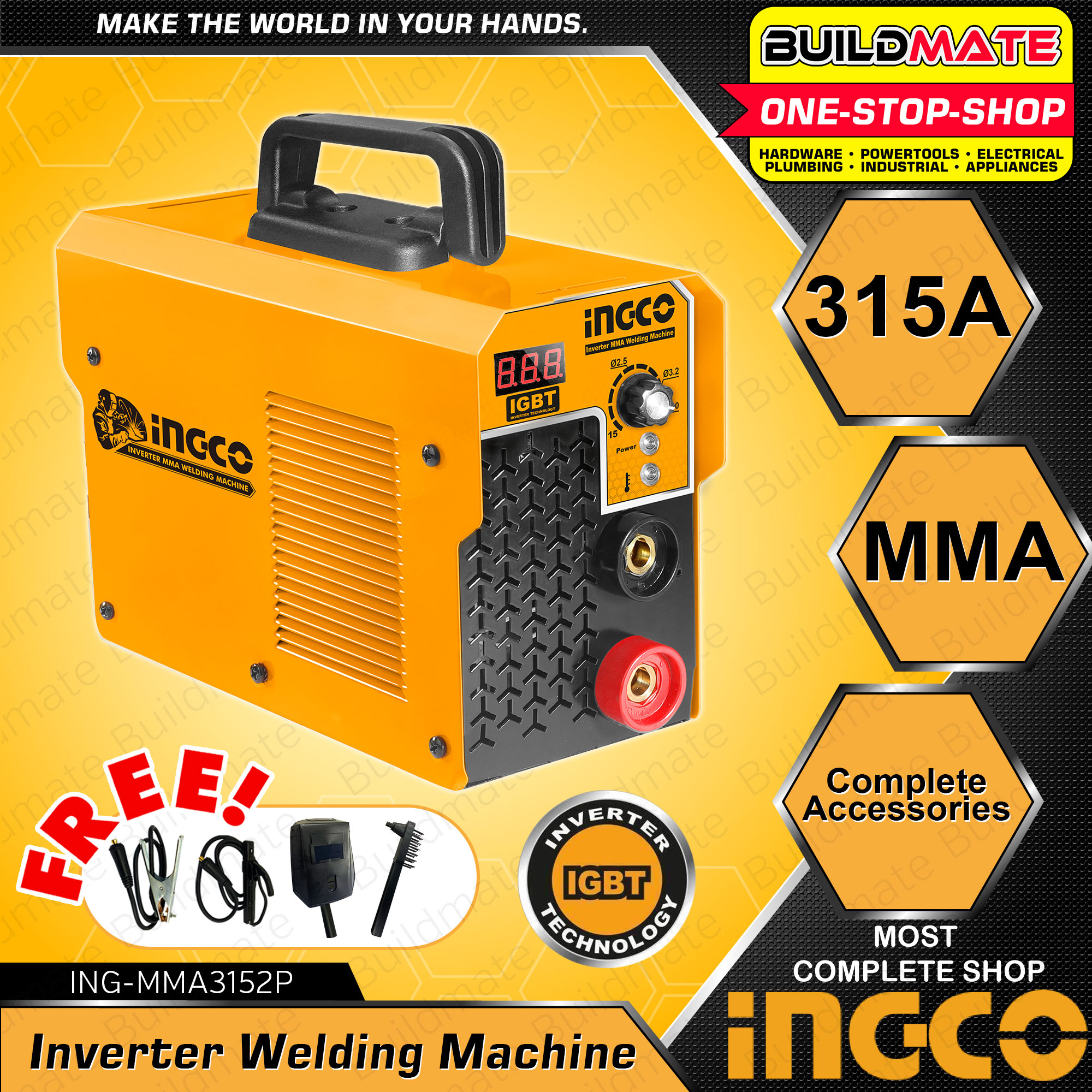 INGCO IGBT Inverter Welding Machine MMA3152P MMA3502P 100 ORIGINAL