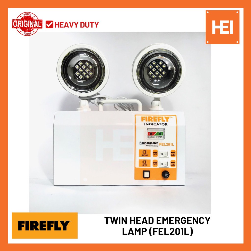 Firefly Rechargeable Twin Head Emergency Lamp – AHPI