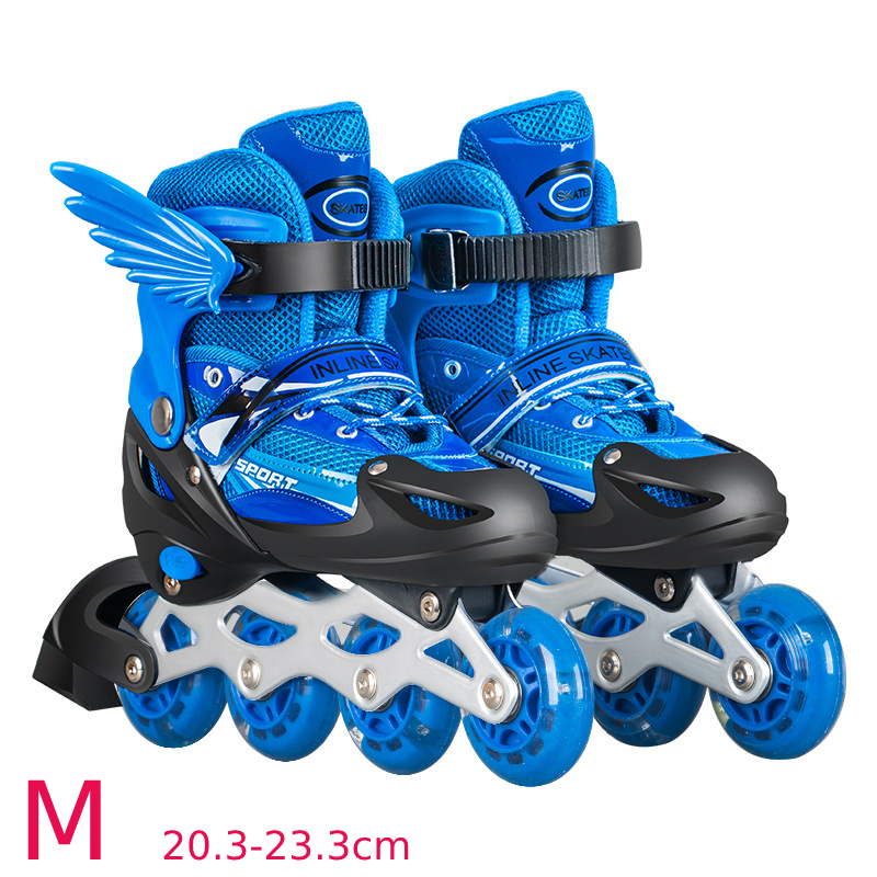 Breathable Mesh Inline Rollerblades for Indoor Outdoor Fashine Adjustable Inline Skates with Flashing Wheel for Kids US Stock 