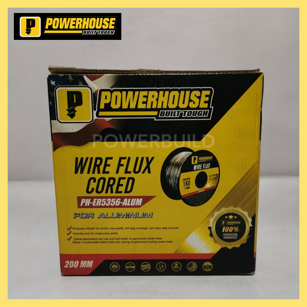 Powerhouse Ph Er Alum Flux Cored Mig Wire For Gas Aluminum Welding