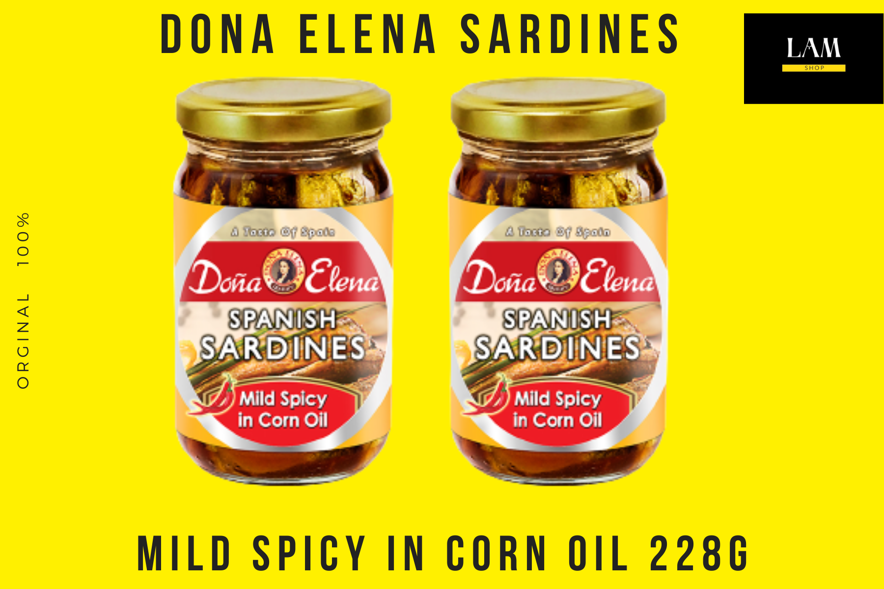 Doña Elena Spanish Sardines in Mild Spicy Corn Oil 228g Lazada PH