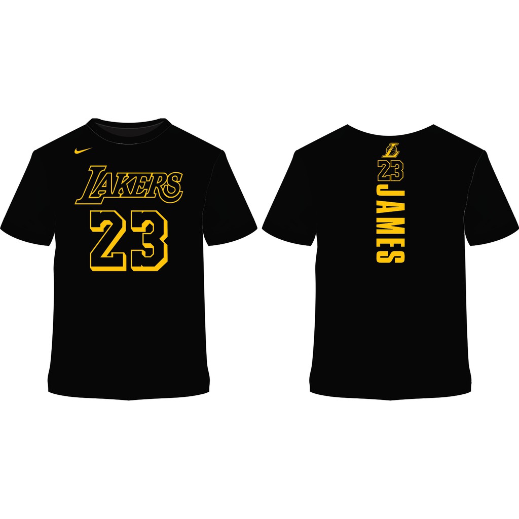 Los Angeles Lakers Nike Lebron James T-Shirt - Mens