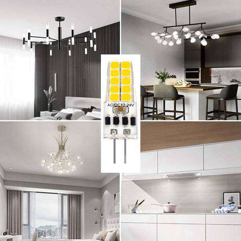 Lampadina LED G4 12V 3W 360lm D.13x44mm - Luce calda, naturale