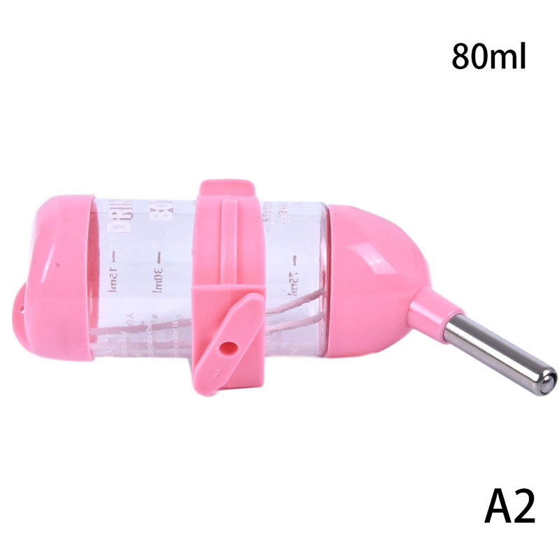 Kupanny 1PCS Hamster Drinker Plastic Hanging Rabbit Water Bottle Dispenser Feeder
