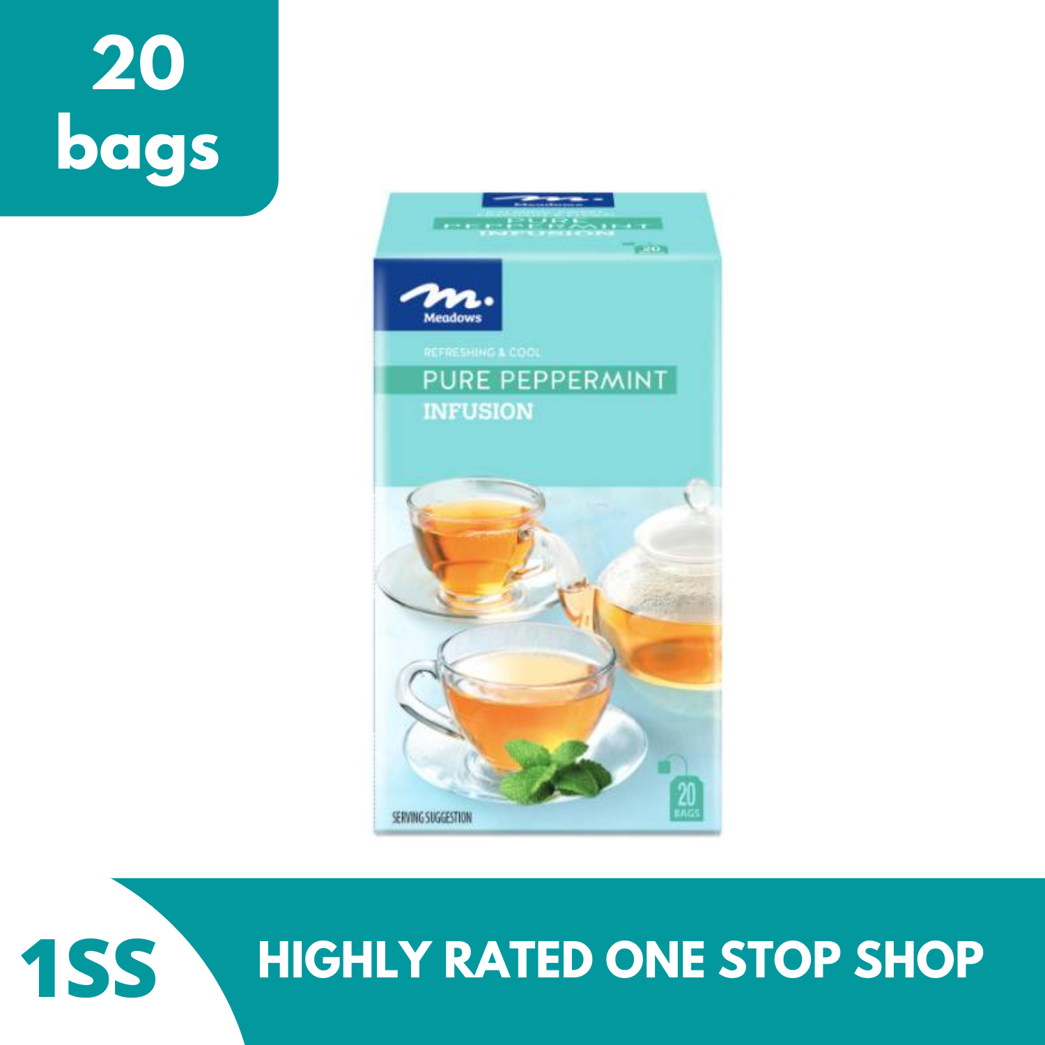 Meadows Peppermint Tea Bags 20bags Lazada PH