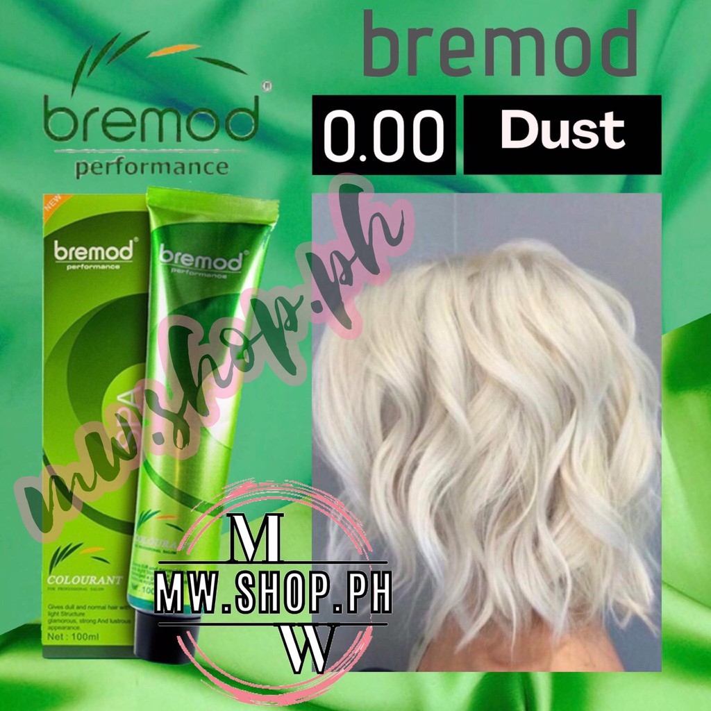 Bremod Hair Color 0.00 DUST 100ml SET with Oxidizer Cream 100ml (Bremod