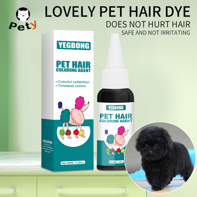 Pet hair dye cat and dog hair dye mild and nonirritating to the skin