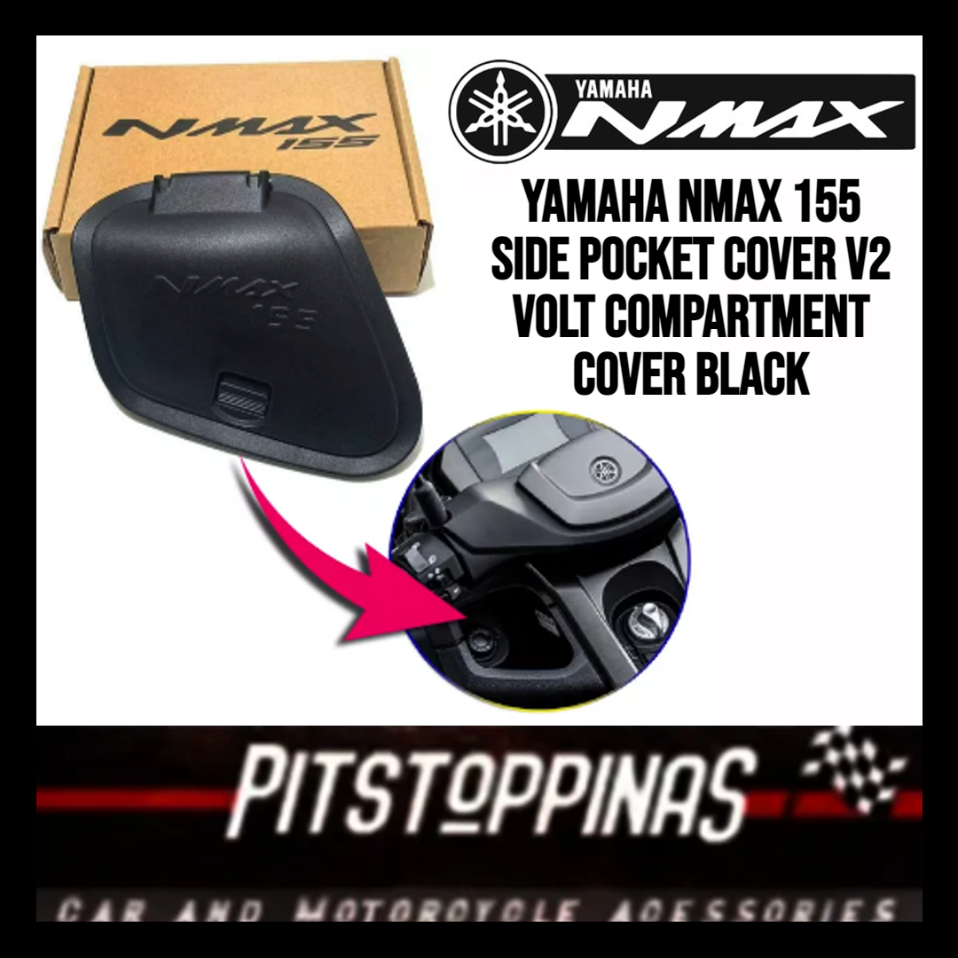 Yamaha Nmax 155 Side Pocket Cover V2 Volt Compartment Cover Black Lazada Ph