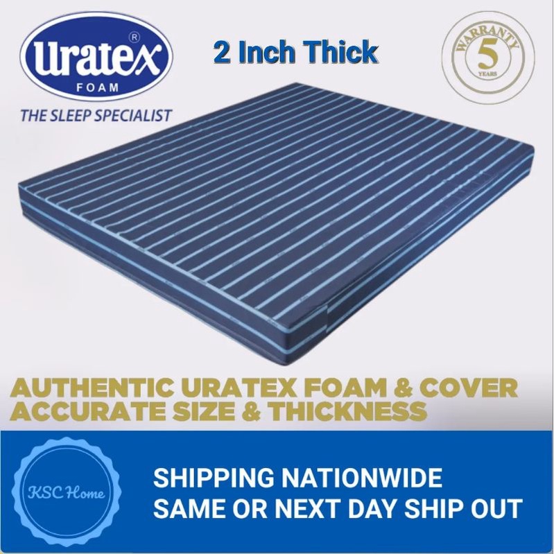 uratex-foam-matress-with-cover-2-inch-thick-single-double-queen-size