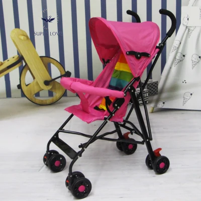 New Upgrade 4 Color Cheap Baby Stroller Baby Stroller sale Newborn wagon Portable Folding Baby Car Lightweight Pram Baby Carriage Travel Baby Pushchair (Pink, blue, green, purple)