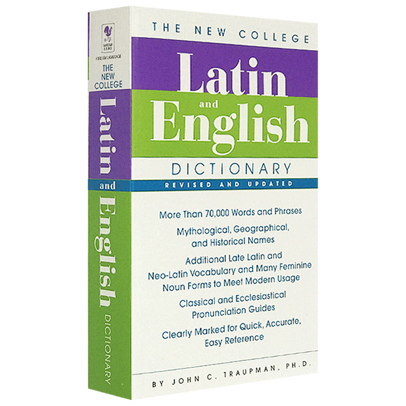 The Bantam New College Latin English Dictionary (the Third Edition) Is The Original English
