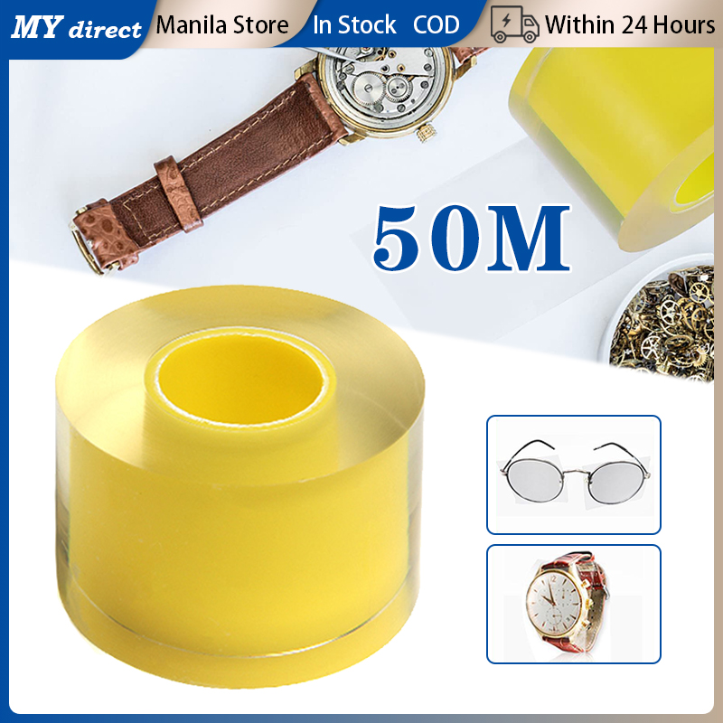 1 Roll 73MM Transparent Anti-Static Protective Film Watch Jewelry