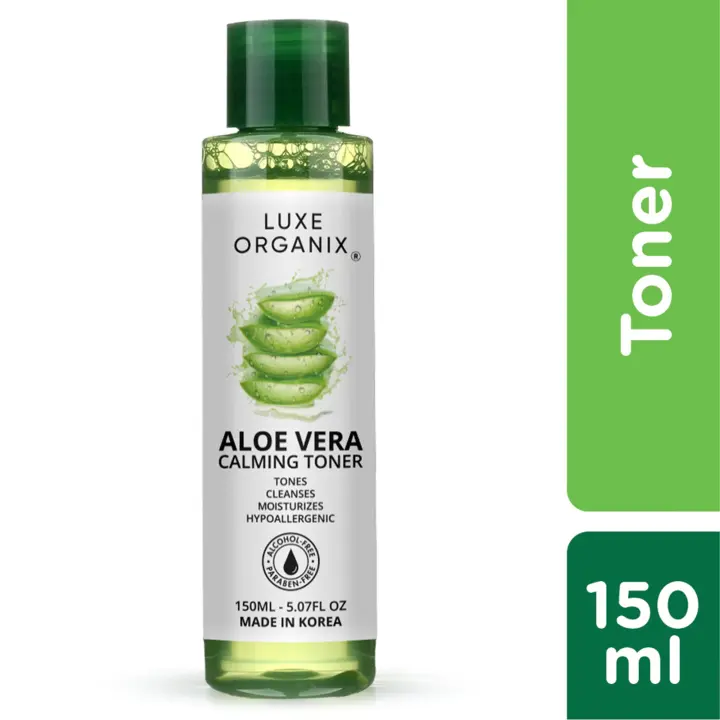 luxe organix aloe vera calming toner benefits