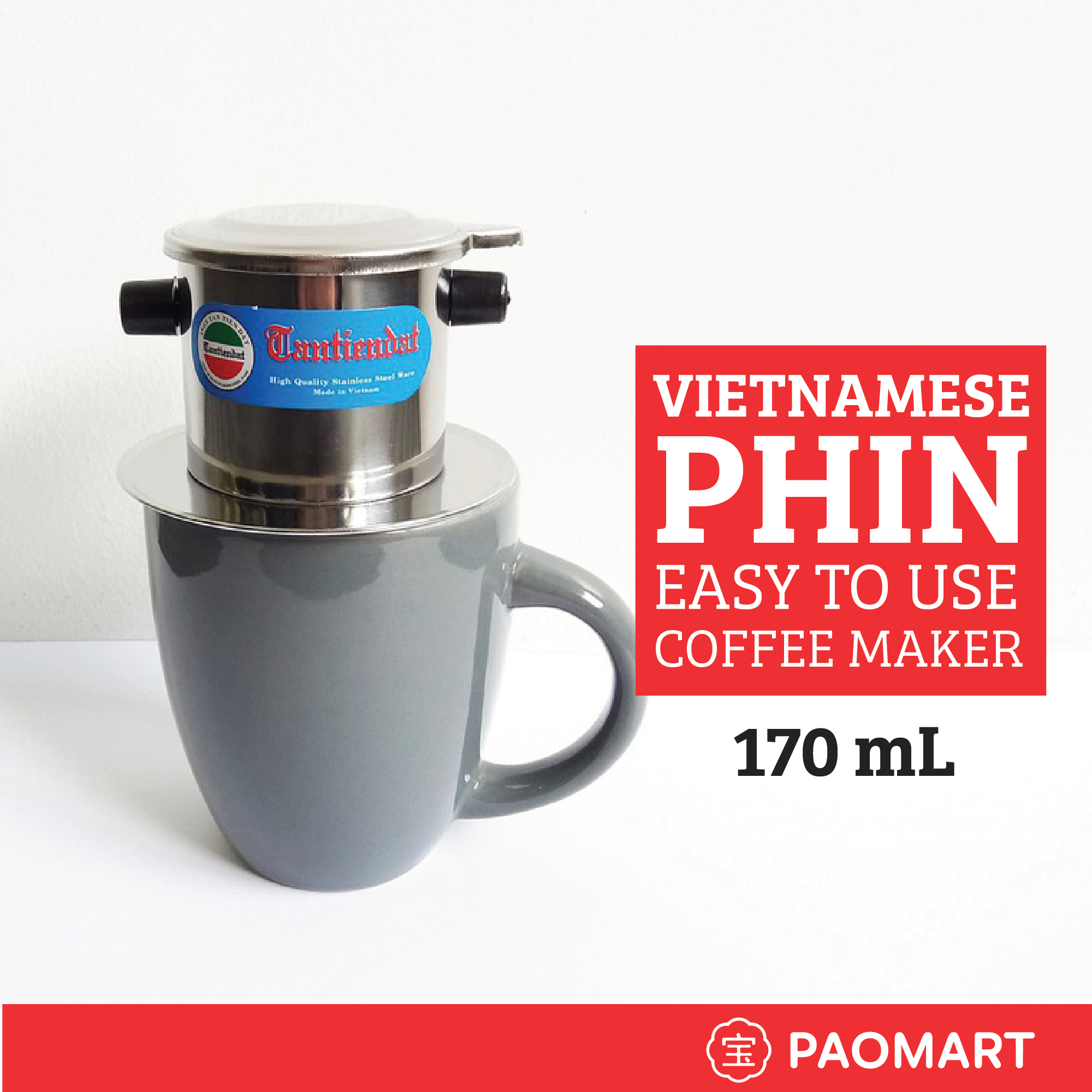 Tantiendat Stainless Steel Vietnamese Coffee Phin Drip 170mL Lazada PH
