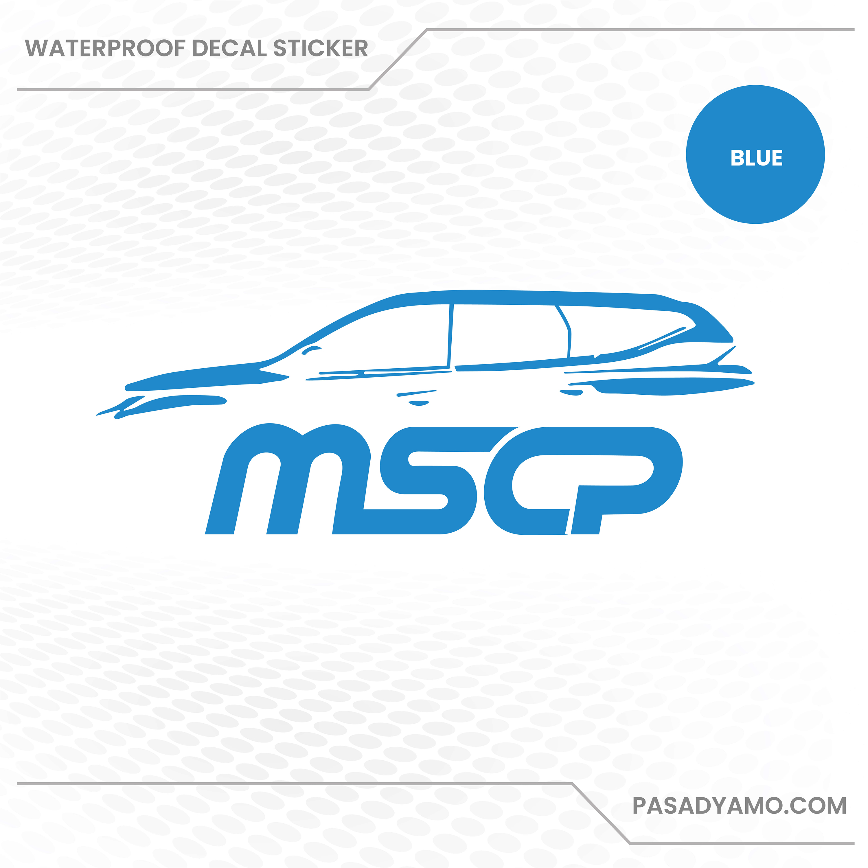 Montero Sports Club Philippines Decal Sticker for Cars Laptops Tumblers