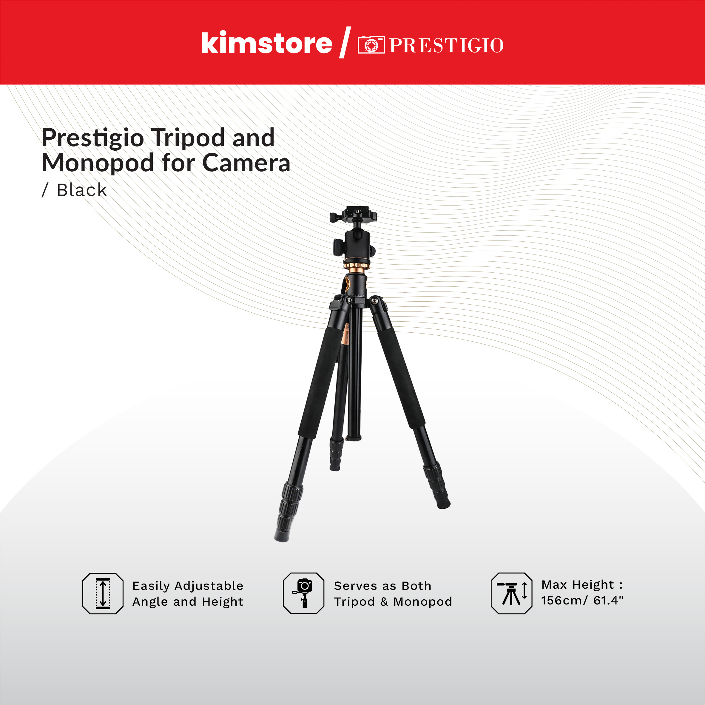 Prestigio Tripod And Monopod For Camera Lazada PH