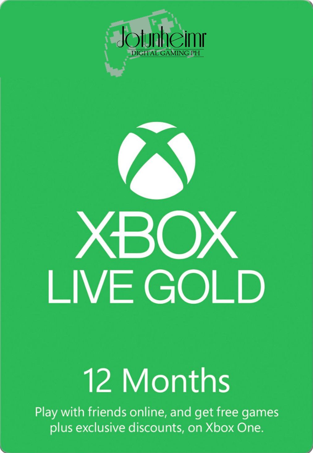 xbox live gold 12 month discount code