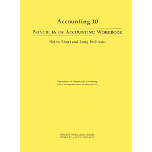 Accounting 10 Principles of Accounting Workbook Lazada PH