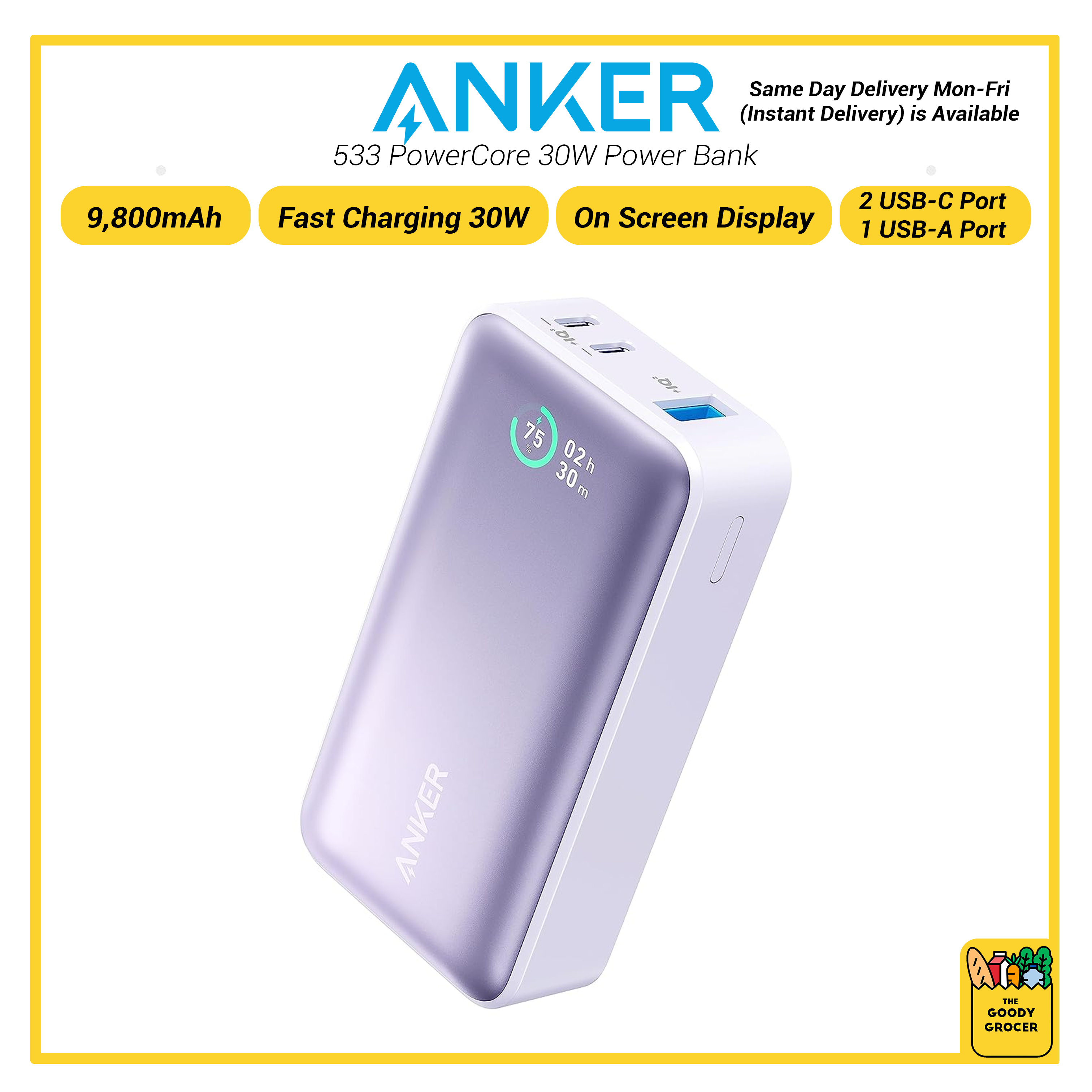 Anker 533 Portable Battery (PowerCore 30W) 