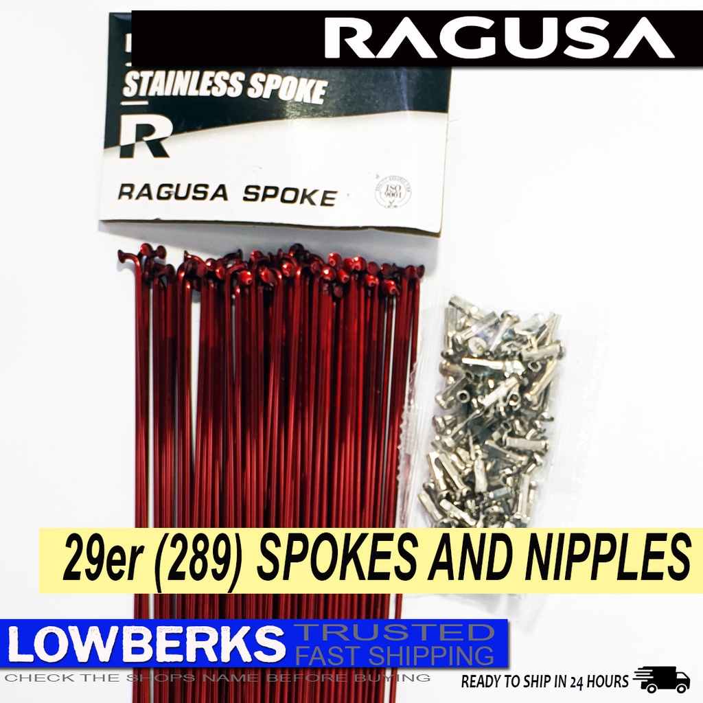 Bicycle Spokes and Nipple for Rim Size 26 27.5 and 29 STAINLESS RAYOS