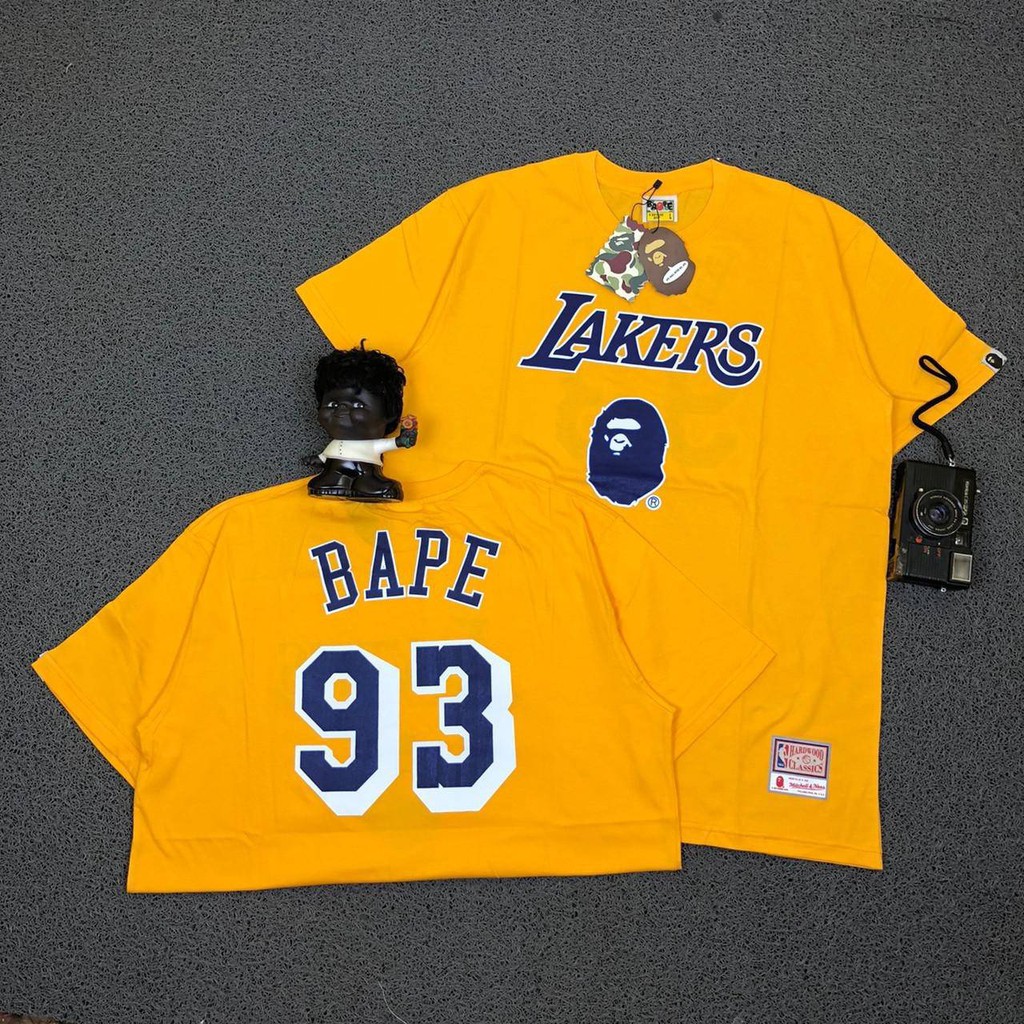Bape, Shirts, Bape X Lakers Tee