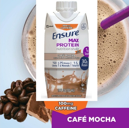 Ensure Max nutrition shake gift pack, includes 8 bottles of assorted new / old flavors and