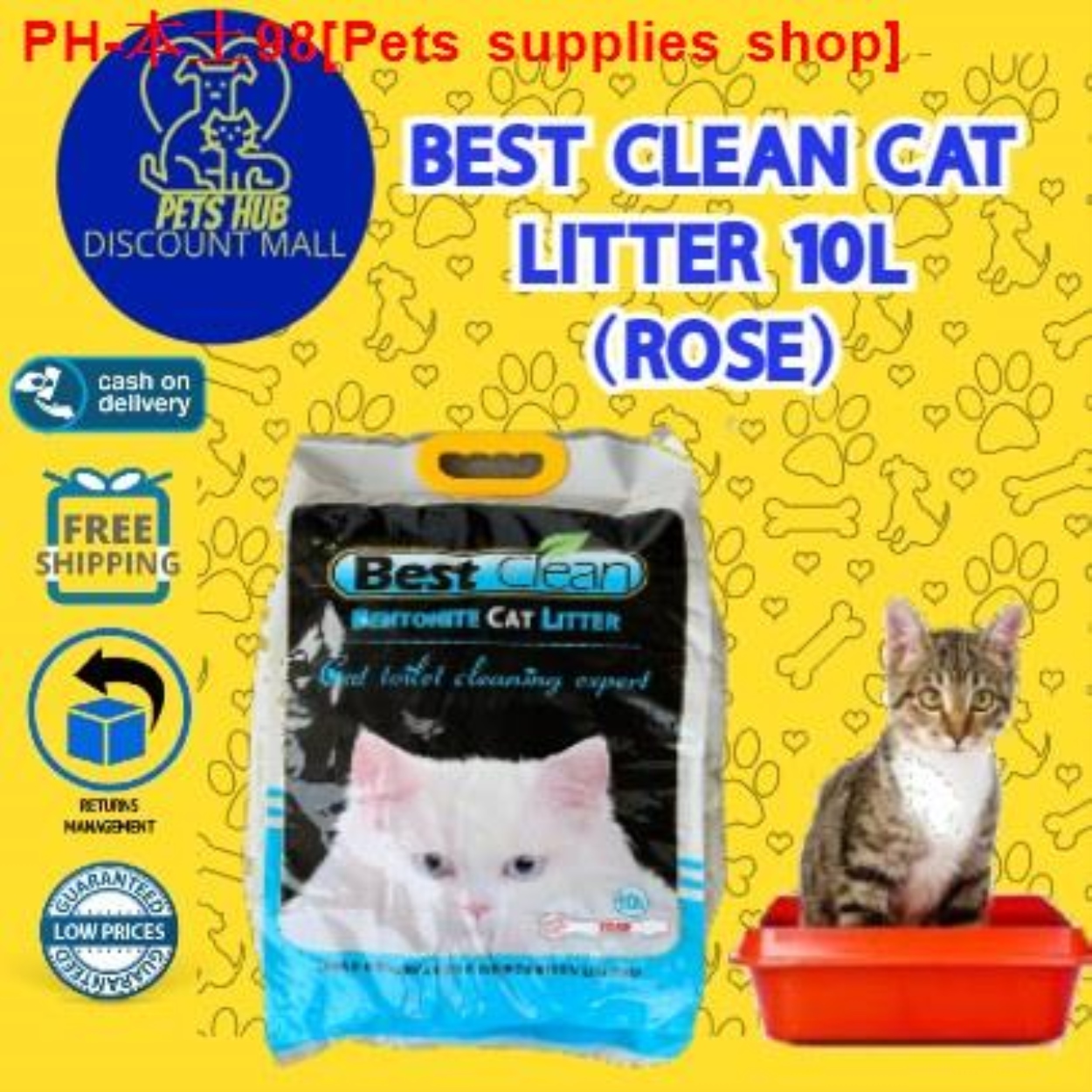 Best Clean Bentonite Clumping Cat Litter Sand 10L Lazada PH