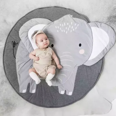Baby Playmat / Cushioned Playmat / Tummytime mat / Milestone Background / Thick playmat / picnic mat / Koala , Unicorn, Elephant, Deer