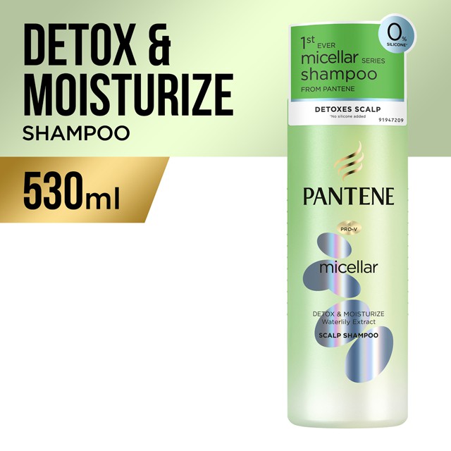 Pantene Pro V Micellar Detox And Moisture Water Lily Extract Shampoo 530ml Lazada Ph