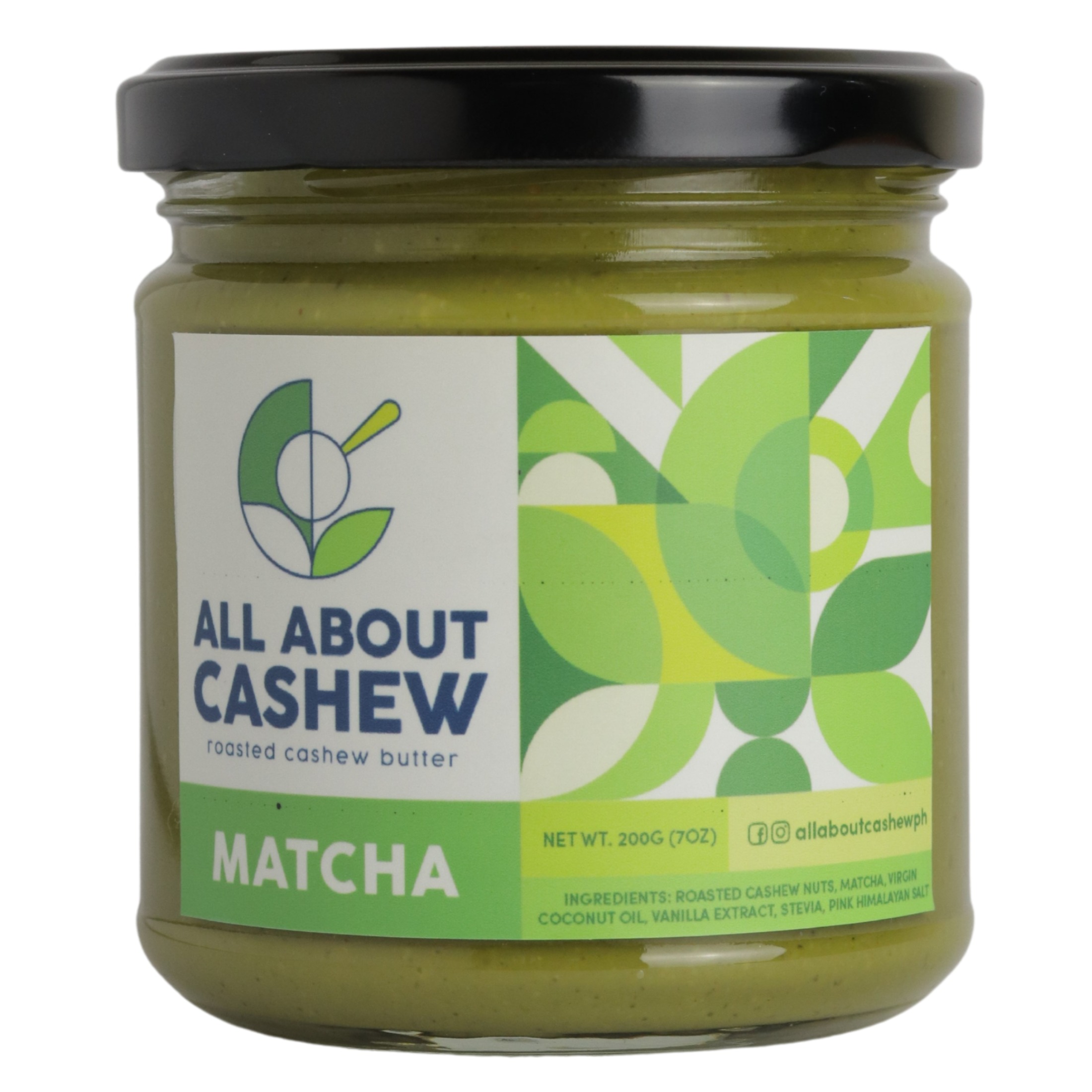 All About Cashew Matcha Cashew Butter Healthy and Creamy, Vegan