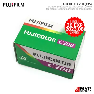 FUJIFILM Fujicolor C200 35mm ISO 200 Colored Negative Film MVP CAMERA