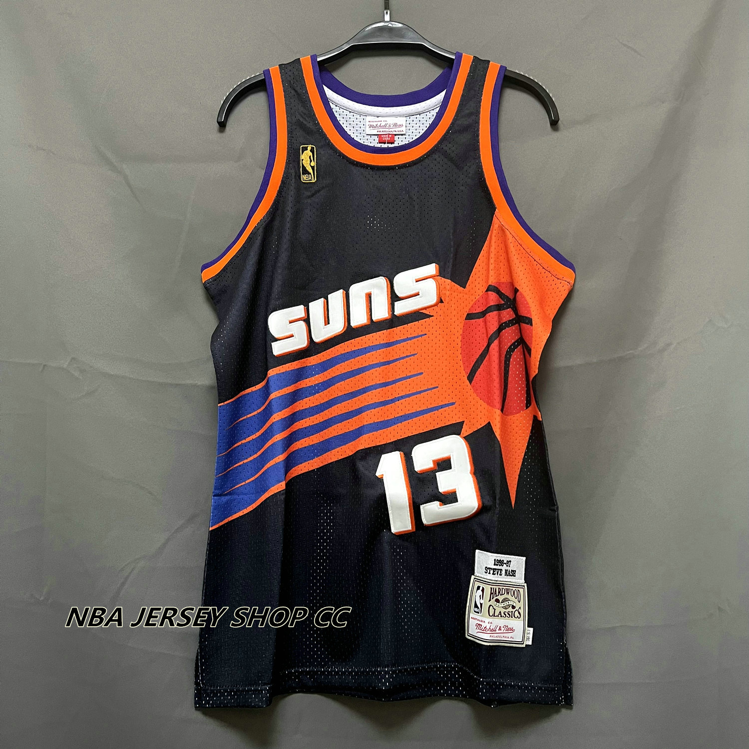 Mitchell & Ness Men's Swingman Jersey Phoenix Suns Alternate 1996-97 Steve Nash - Black - Size - XL