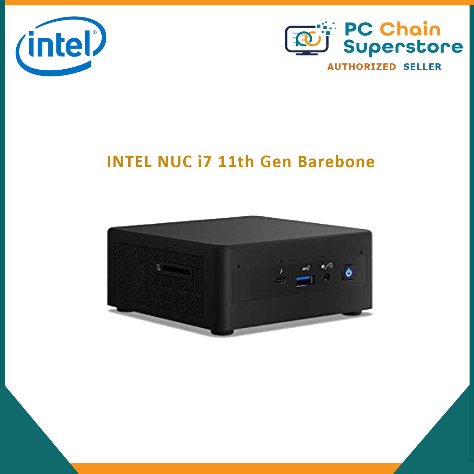 Intel NUC11PAHi7 Home ＆ Business Mini Desktop i7-1165G7 4-Core