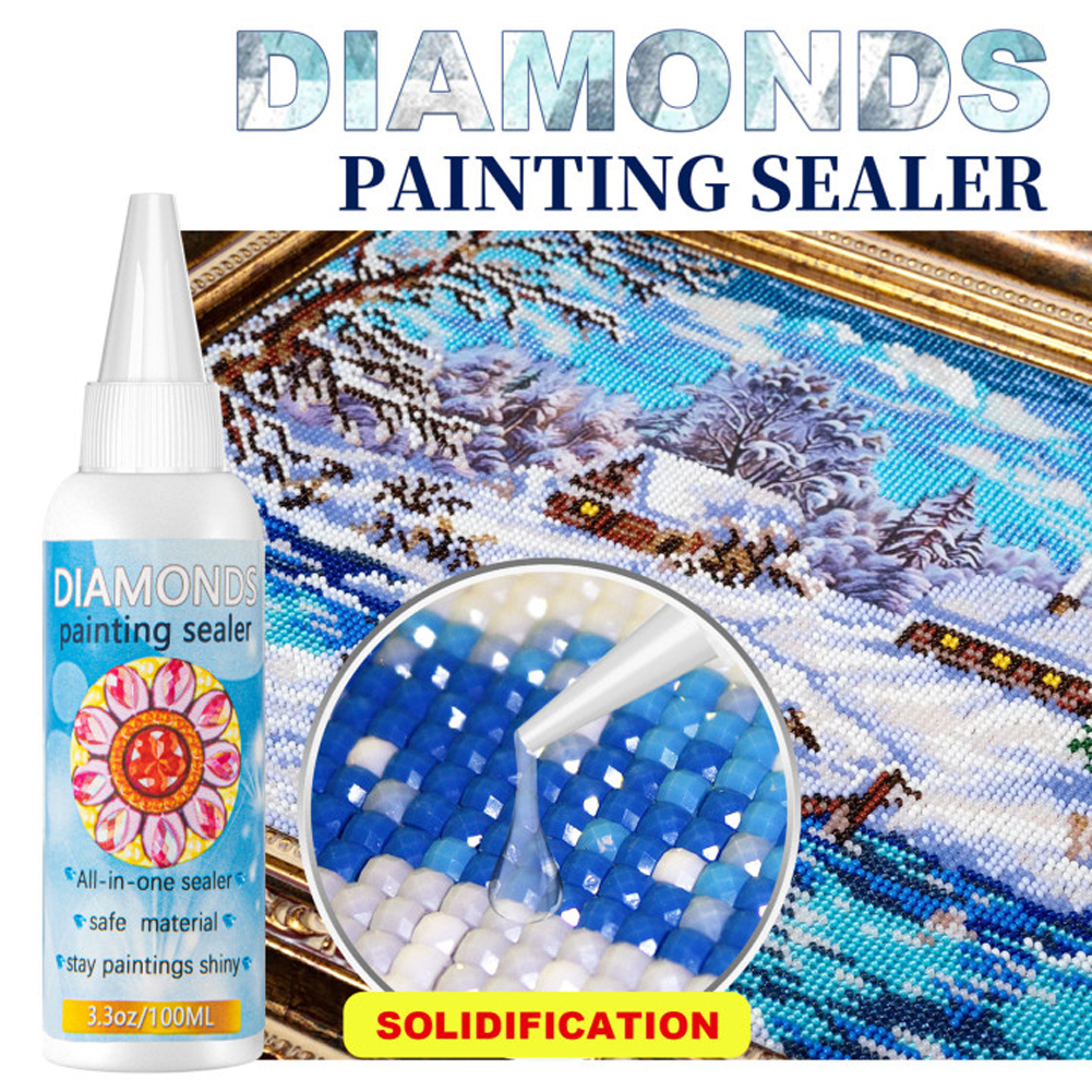 100ml Diamond Art Painting Sealant Multipurpose Puzzle 5D Diamond Art  Painting Glue 100ml Artists Painting Supplies Craft Supplies Easy Operation  Diamond Art Painting Sealers