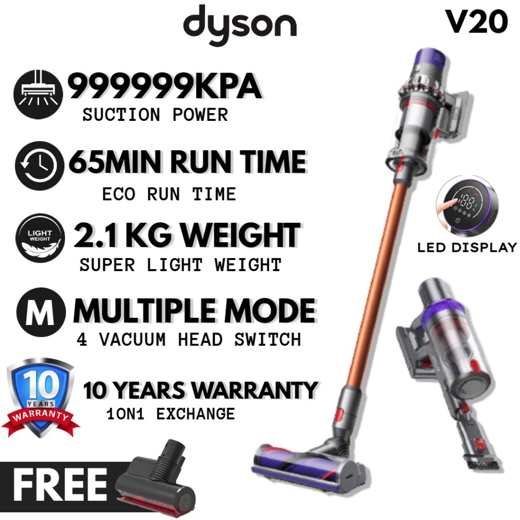 Dyson V20 Cordless Vacuum Cleaner Free Dust Mite Wireless Handheld