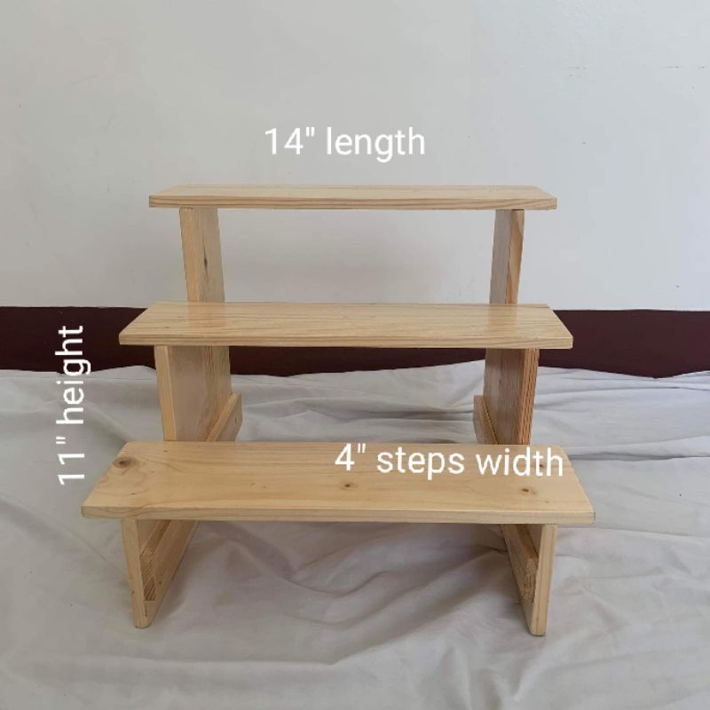 CUPCAKE STAND bleacher type wooden Dessert Buffet Sweet Corner