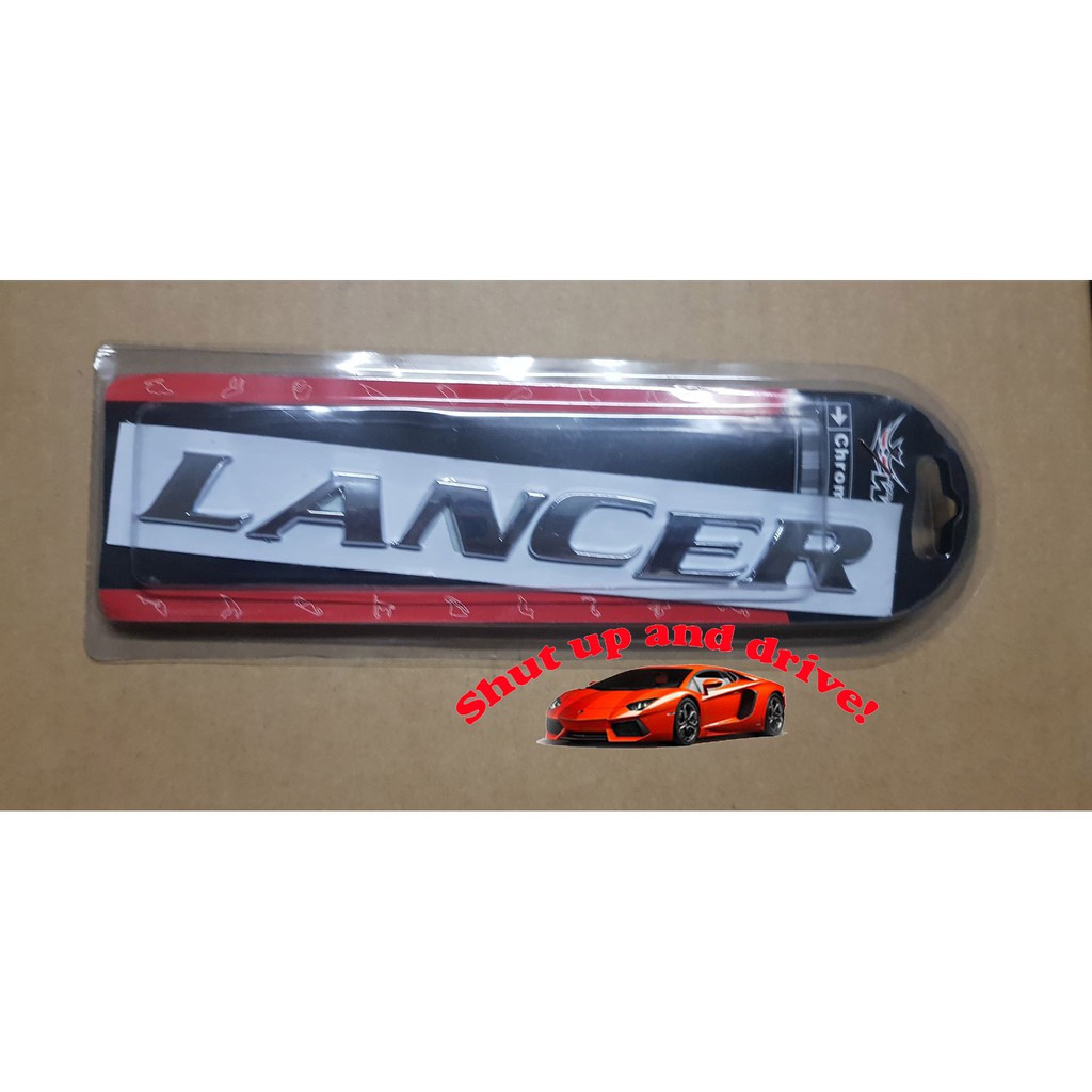 Lancer Emblem Badge for Mitsubishi Lancer Cars Lazada PH