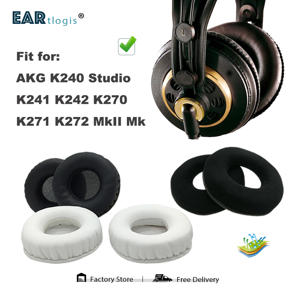 AKG Headphone Ear Pads Soft Foam Sponge Cushion Earpads Black For AKG K270 K271 K272 