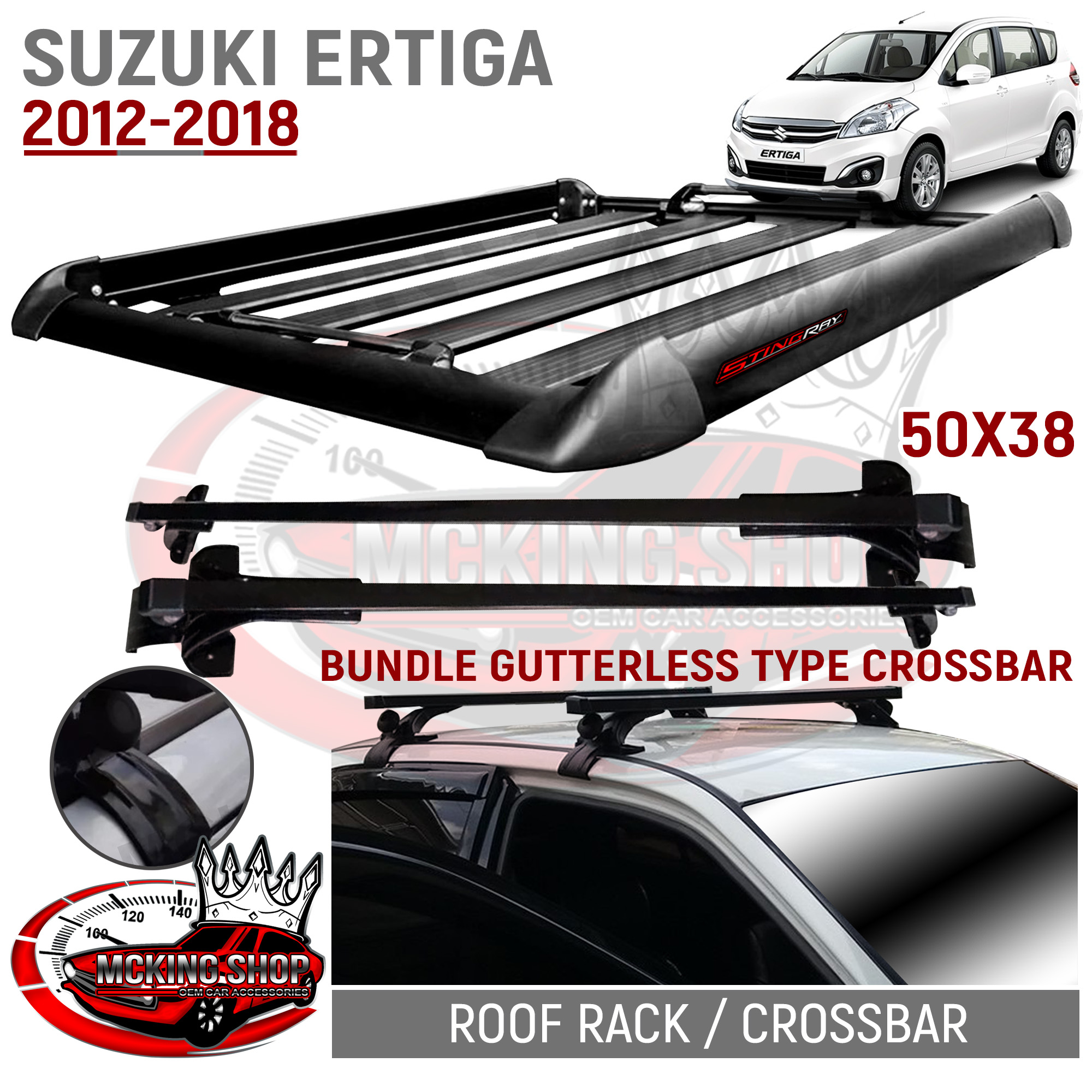 Suzuki Ertiga 20122018 STINGRAY Aluminum Roof Rack / Roofrack Top Load