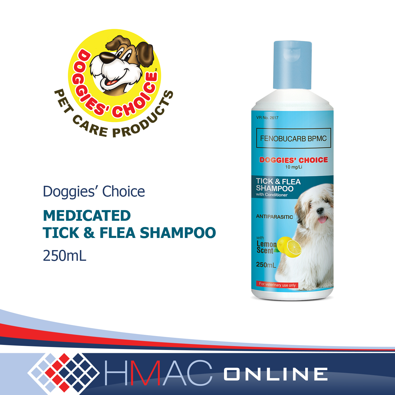 medicated flea and tick shampoo